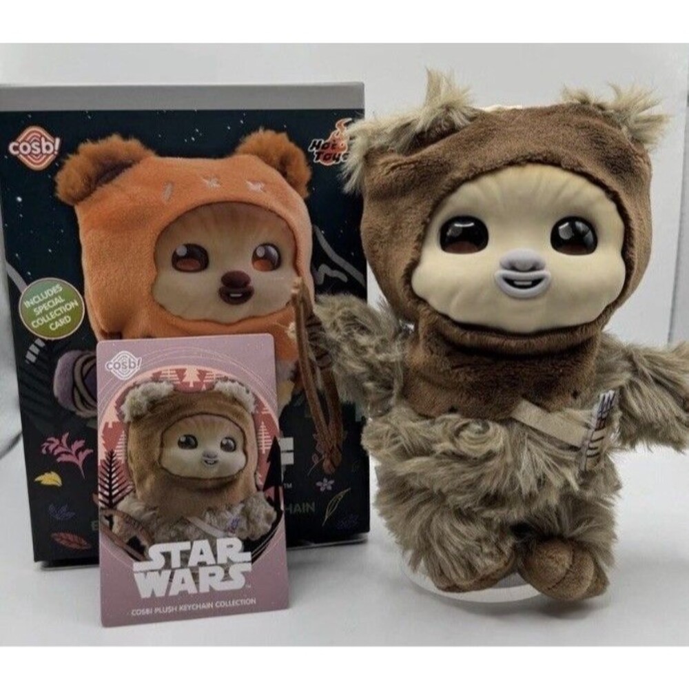 Star Wars Cosbi Plush Keychain Lumat Hot Toys Ewok Series 2 Disney Blind Box